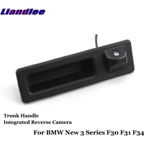 Car Reverse Camera For BMW New 3 Series F30 F31 F34 Rear View Backup Parking Camera / Trunk Handle Integrated High Quality