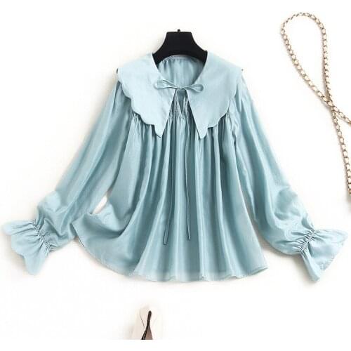 AYUNSUE Womens Denim Shirts