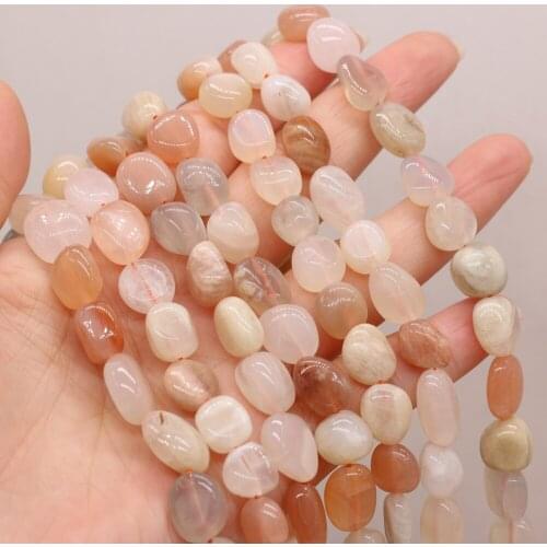 Natural Stone Bead Irregular New Moon Stone Loose Beads 10-12 MM For DIY Jewelry Making Necklace Bracelet Earrings Accessory