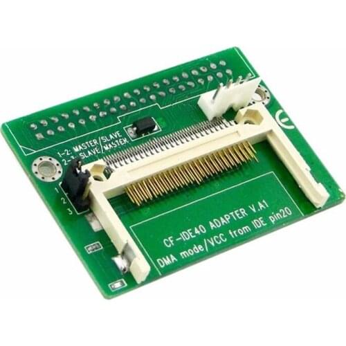 CF Compact Flash Merory Card to Vertical 3.5" 40 Pin IDE Hard Disk Drive HDD SSD Adapter
