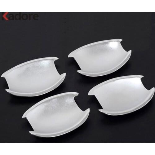 For Hyundai Sonata i45 2011-2013 ABS Chrome Door Handle Cup Bowl Cover Moulding Trims Car Styling Auto Accessories 4pcs/set