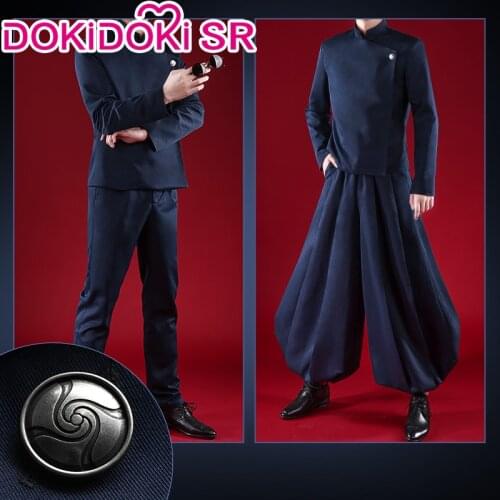 Dokidoki-SR Anime Cosplay Jujutsu Kaisen Cosplay Gojo Satoru Costume School Uniform Geto Suguru Cosplay School Uniform