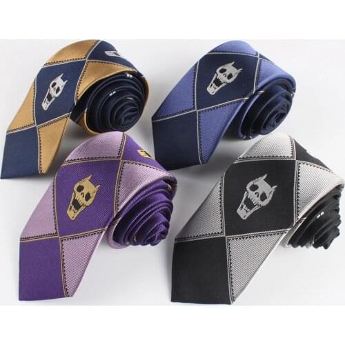 Anime JoJos Wonderful Adventure CosplayTie JoJo KILLER Queen Heaven Gate Kira Yoshikage Tie Role Playing Tie Costume Cool Gift