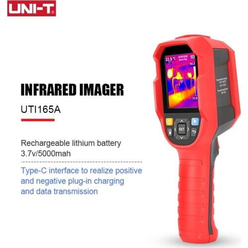 Infrared Thermal Imager Temperature Range -10°C ~400°C Multifunctional Thermometer 2.8 Inch TFT Screen UNI-T UTi165A