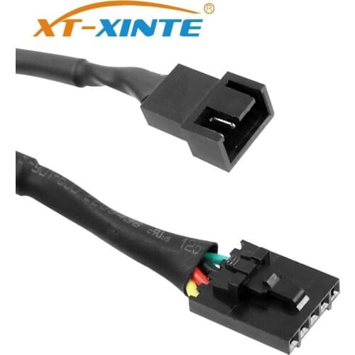 4P to 3P Fan Power Interface Convert Cable Cables 4Pin to 5Pin CPU Graphics Card Fan Power Cable Conveter Adapter For Dell