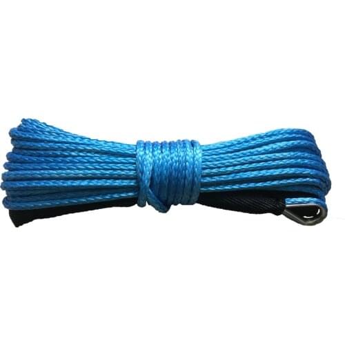 10mm x 45m UHMWPE Cable Synthetic Winch Rope Towing Rope For 4x4/4WD/UTV/ATV/OFF-ROAD