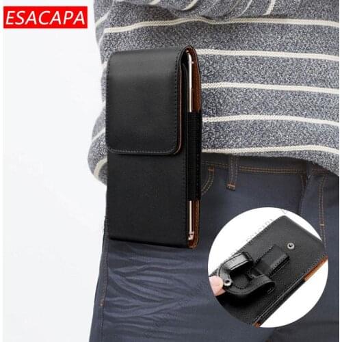 Leather Waist Pouch Phone Case For Huawei Honor 50 X20 Pro SE P50 Belt Clip Bag For Huawei Honor Magic 3 Pro Plus Nova 8 7 Pro