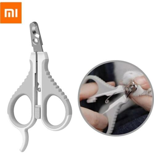 Xiaomi Pawbby Pet Nail Clippers Stainless Steel Grooming Dog Nail Clippers Oblique Cats Nail Scissors With Lock For Pet Care