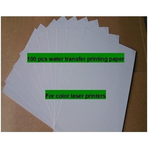 LR-cheaplaser-clear-100 Clear and Bright (100 sheets/lot) A4 Clear/Transparent Color water transfer printing paper