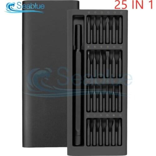 25 in 1 Precision Magnetic Screw Driver Kit Daily Use Screwdrive Kit Magnetic Bits Home Repair Tool With Handle Storage Box