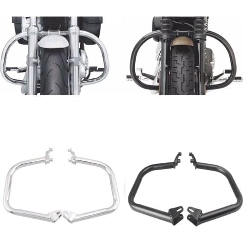 New Motorcycle Engine Guard Crash Bar Protection For Harley-Davidson STREET 750 / 500 2015-2016 Black Silver