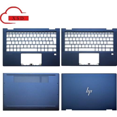 New for HP Elite Dragonfly laptop LCD Back Palmrest keyboard Bottom case cover shell Blue 6070B1746301 6070B1746701 L74082-001
