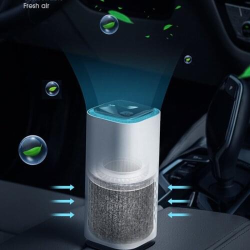 Air Purifier Air Cleaner for Home Filters USB cable Low Noise Portable Car home Air Purifier Light Desktop Pet Deodorizer
