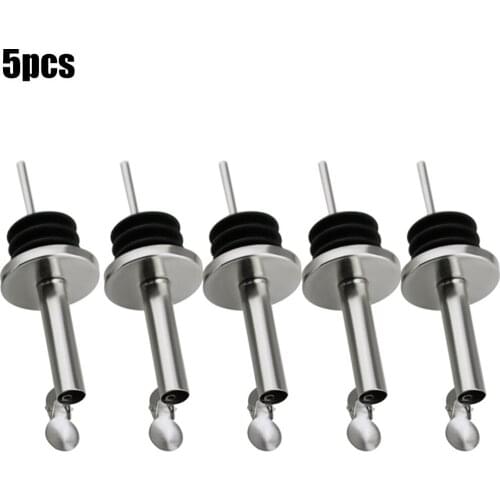 Oil Stopper Wine Bottle Stopper Olive Pourer Spout Stainless 100% Brand New
