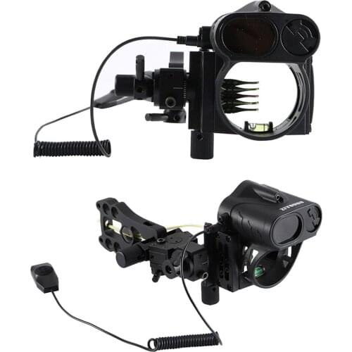 Five-Pin Fast Adjustment Sight Ranging Bow Aiming Laser Range Finder for Hunting