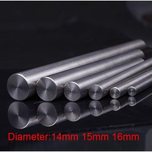 14mm 15mm 16mm diameter 200mm length Ti-6AL-4V titanium rod TC4 Titanium alloy bar GR5 BT6 TI strip TAP6400