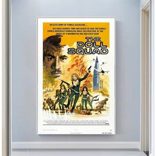 V0701 The Doll Squad Vintage Classic Movie Wall Silk Cloth HD Poster Art Home Decoration Gift