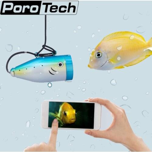 WF01WSL 15M 49FT Fish Finder WiFi Underwater fishing Camera Support Phone Waterproof 12 LEDS Night View Fishing Camera Winter