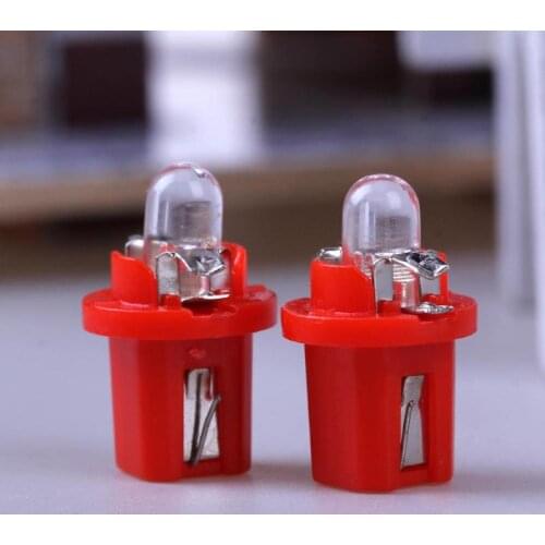 10Pcs T5 B8.5D 5050 SMD LED Car Light Automobiles Instrument Dashboard Lamp Auto Interior Lighting Bulb Accessories New