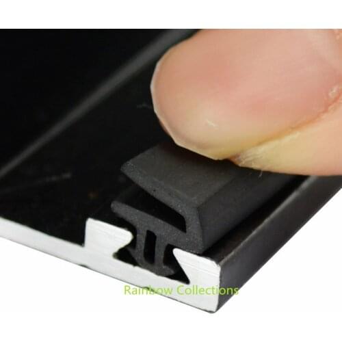 4/4.5mm 5M L - type aluminum alloy open doors and windows EPDM sealed doors and windows waterproof sound insulation