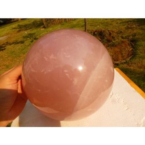 8800g(19.36 lb) Natural Rose Quartz Crystal Sphere Love Healing