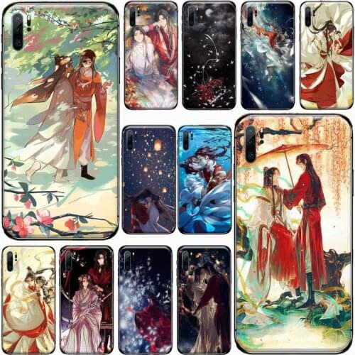 Tian Guan Ci Fu Anime Phone Case For Huawei P 40 30 20 lite pro smart 2019 honor 10 i lite 8x mate 20 pro nova 5t funda