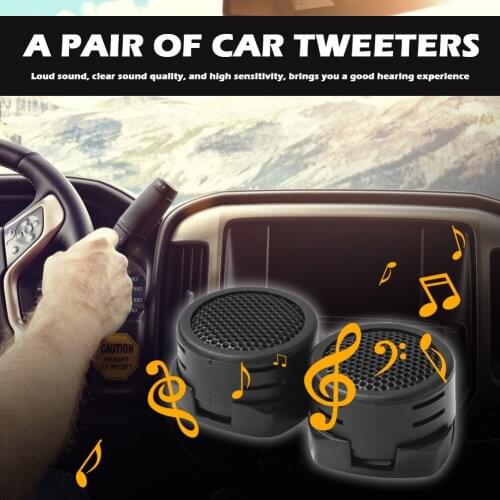 Car Loud Speaker High Efficiency Mini Dome Tweeter Loudspeaker Super Power Audio Sound Klaxon Tone Automobiles Accessories