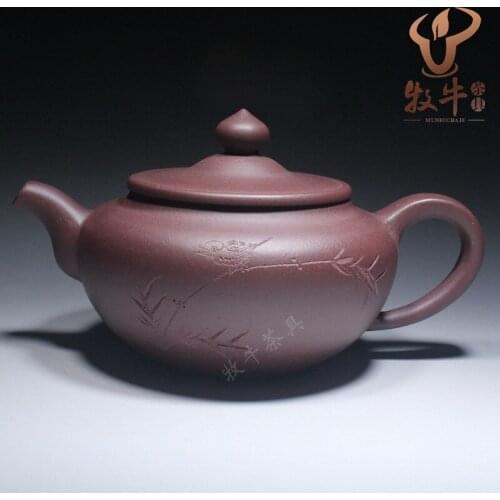 Yixing Yixing teapot ore containing 240 ml of Yixing tea incense pot boutique LOGO customized wholesale