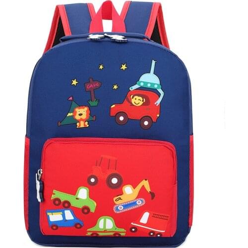 Kids Cute Backpack Boys School Bag For Children Girls Bookbag Kawaii Excavator Mochilas Escolares Plecak Dla Dzieci Bolsa Sac