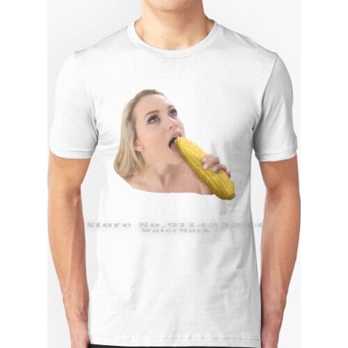 Mia Malkova - Cornstars Series T Shirt 100% Pure Cotton Corn Mia Sucking Hardcore Glasses Breast