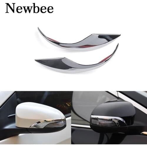 Newbee Chrome Door Rear View Mirror Cover Trim Garnish Molding Overlay Strip For Toyota Altis E170 Corolla 2014 2015 2016 2017