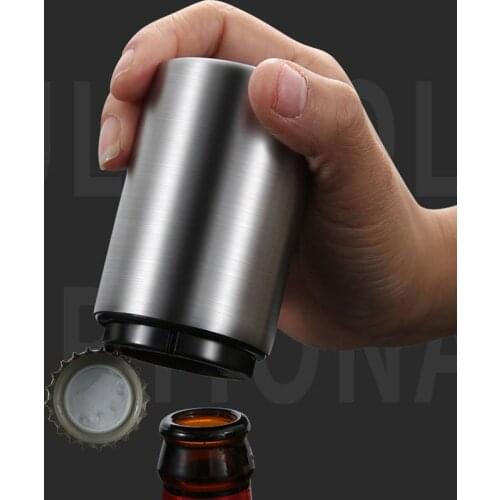 Magnet Beer Opener Stainless Steel Beer Bottle Openers Bar Drink Tools