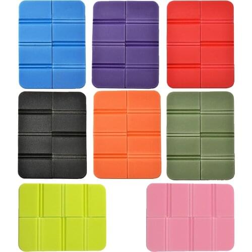 Camping Cushion Seat, Foldable Ultralight XPE Foam Sitting Pads, Waterproof Folding Portable Mat for Picnic, Hiking, Travel, Bac