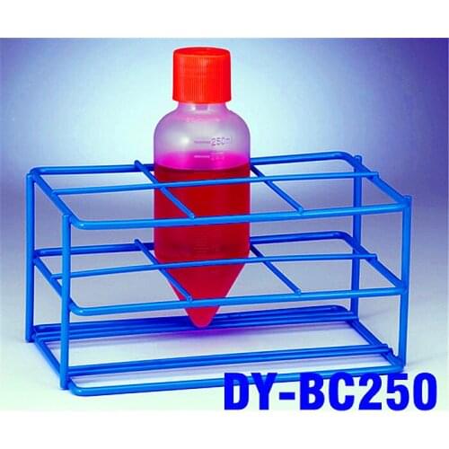 Coating Centrifuge Tube Rack Stainless Steel Wire ,6 Holes Dia.61mm For 250ml Bottle, High Quality