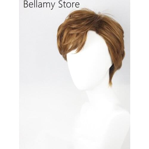 Masked Rider COs decade Erqi Haidong Dashu Brown custom false fur Cosplay hairwear Wig+Wig Cap