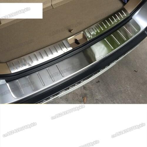 Lsrtw2017 stainless steel car trunk protective panel for toyota highlander 2007 2008 2009 2010 2011 2012 2013 XU40