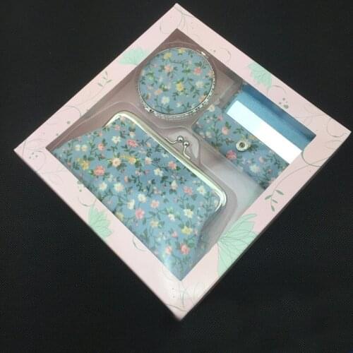 15 Sets Retro Lipstick Case Cosmetic Holder Flower Design With Mirror Jewelry Packaging Box Bride Wedding Party Favor ZA6092