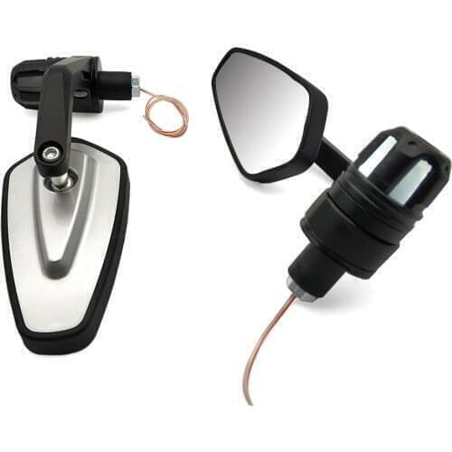 22mm Universal Motorcycle Mirror with signal light End Side Rearview Mirror for Kawasaki KX250F KX450F KX100 KLX125 KLX250