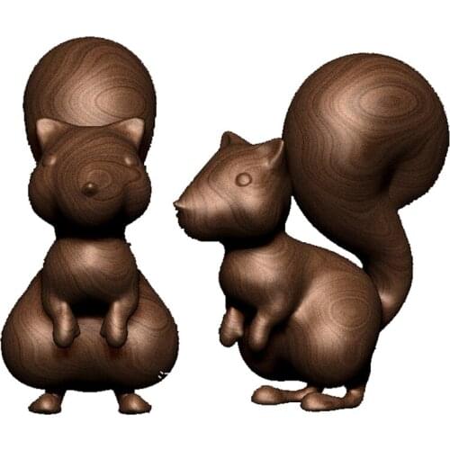 3d model relief for cnc machine in STL file format L52 Squirrel