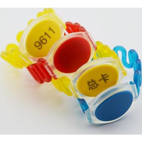 500pcs 125KHz ABS RFID Wristband/Bracelet with TK4100 chip for spa/sauna/fitness/Swimming pools