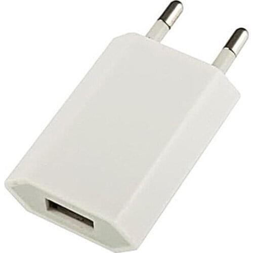 White 1A EU Plug USB Wall Charger Adapter Mobile Phone Charger Charging Tools For iPhone 11 XS MAX Samsung HUAWEI Xiaomi Mi 9