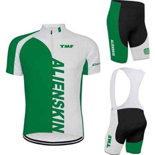 Quick Dry Cycling Jersey GEL Pad 2019 Brand alien Pro Team Short Sleeve Cycling Maillot Ropa Ciclismo Cycling Clothing 6572