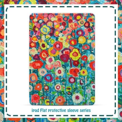 Flower Case for iPad Air 4 2020 10.5 Air 3 Cover 10.2 7th 2021 Pro 11 Case 2018 Air 2 9.7 Mini 5 Funda Blue Shell for Ipad 9.7