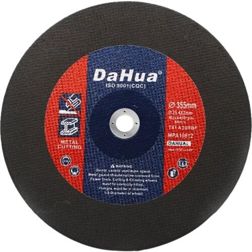 14 inch Cut Off Wheel 355mm Metal Cutoff Disc Aluminum Oxide Abrasive Blades Metal Cutting