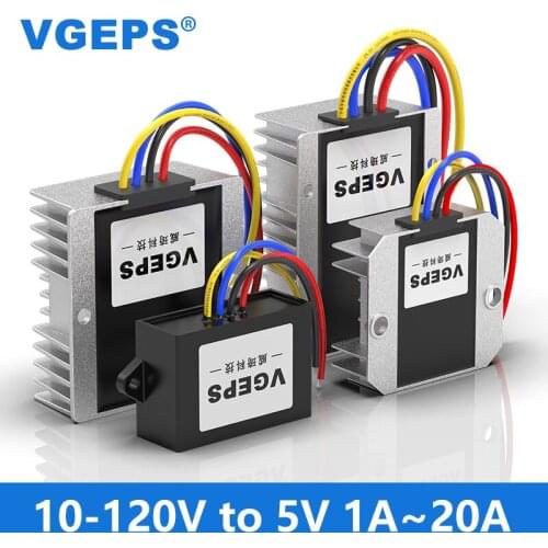 DC-DC fully isolated 12V24V36V48V60V72V80V100V to 5V DC step-down power converter