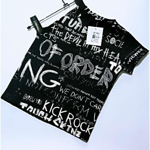 Children tops Kids Clothes Baby Girls Cotton T Shirts for Boys Short Sleeve Summer T-Shirts beach letters