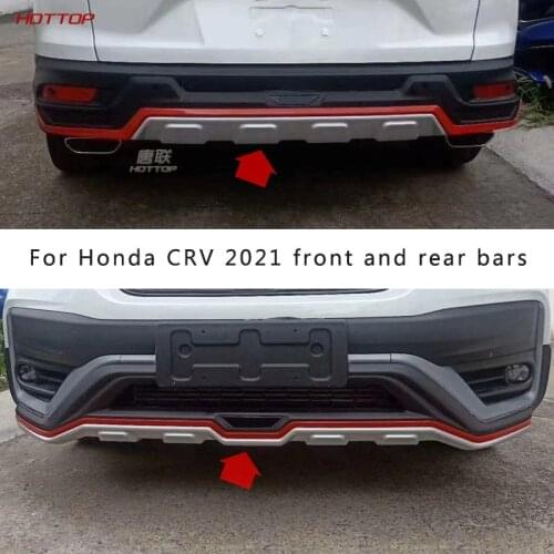For Honda Crv 2021 Front And Rear Bumper Protective Bumper Decorative Bumper Light Accessories Surrounding Bumper