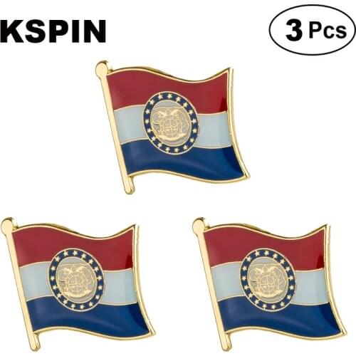 U.S.A Missouri Lapel Pin Brooches Pins Flag badge Brooch Badges