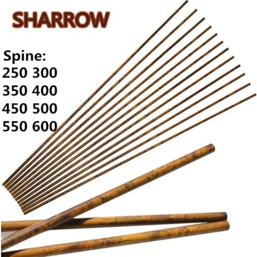 12pcs 30" Archery Pure Carbon Arrows Shaft SP 250-600 ID 6.2mm Carbon Arrow Shafts Arrow DIY Tools Hunting Shooting Accessories
