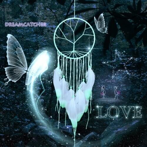 Fluorescence Dreamcatcher Noctilucous Wind Chimes & Hanging Pendant Dream Catcher Home Decor